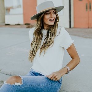 ROOLEE Renata Woven Top- New with tags